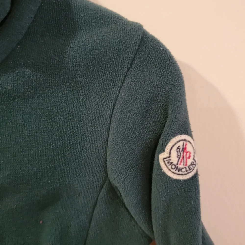 Moncler infant kids size 3y fleece zip up size 3 green